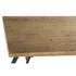 Kép 5/6 - Konzol asztal lucfenyő, fém 120x40x81 cm natúr, fekete