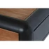 Kép 4/7 - Konzol asztal lucfenyő, fém 120x50x77 cm sötétbarna, sötétszürke