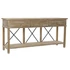 Kép 2/8 - Konzol asztal lucfenyő, fém 181x45x86 cm natúr, fekete