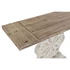 Kép 3/6 - Konzol asztal lucfenyő, mdf 122x40x88 cm fehér, barna