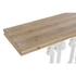 Kép 3/5 - Konzol asztal lucfenyő, mdf 142x30x83 cm fehér, natúr
