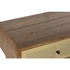 Kép 3/7 - Konzol asztal lucfenyő, rattan 112x38x75 cm barna, natúr