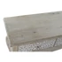 Kép 3/7 - Konzol asztal mangófa 92x42x81 cm natúr, fehér
