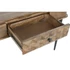 Kép 5/9 - Konzol asztal mangófa, fém 116x40x77 cm natúr, fekete