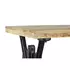 Kép 4/6 - Konzol asztal mangófa, fém 120x45x76 cm natúr, fekete