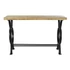 Kép 6/6 - Konzol asztal mangófa, fém 120x45x76 cm natúr, fekete
