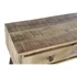 Kép 3/9 - Konzol asztal mangófa, fém 130x40x89 cm natúr, fekete