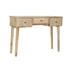 Kép 2/7 - Konzol asztal mangófa, rattan 110x35x76 cm natúr