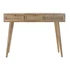 Kép 9/10 - Konzol asztal mangófa, rattan 115x40x84 cm natúr