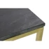 Kép 4/6 - Konzol asztal márvány, fém 100x40x77 cm fekete, arany