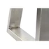 Kép 5/7 - Konzol asztal mdf, acél 120x40x76 cm fehér, ezüst