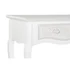 Kép 4/7 - Konzol asztal mdf, fa 120x40x78,5 cm fehér