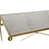 Kép 5/7 - Konzol asztal szett márvány, fém 119x33x80 cm arany S/2
