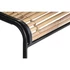 Kép 4/6 - Konzol asztal szett rattan, fém 111x32x80 cm natúr, fekete S/2