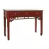 Kép 2/6 - Konzol asztal szilfa, fém 113x38x83 cm piros
