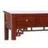 Kép 3/6 - Konzol asztal szilfa, fém 113x38x83 cm piros