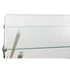 Kép 3/6 - Konzol asztal üveg, bükkfa 122x40x73 cm átlátszó, natúr