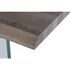 Kép 4/7 - Konzol asztal üveg, mdf 120x40x76 cm világosszürke, átlátszó