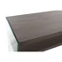 Kép 3/7 - Konzol asztal üveg, mdf 160x45x80 cm barna, átlátszó