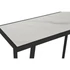 Kép 3/6 - Konzol fém, kő 100x35x75 cm fehér, fekete