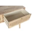 Kép 5/7 - Konzol gumifa, rattan, fém 100x30x78 cm natúr
