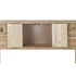 Kép 6/8 - Konzol lucfenyő, mdf 96x24x79 cm natúr, piros