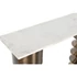 Kép 3/6 - Konzol márvány, fém 117x33x78 cm fehér, arany