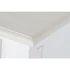Kép 6/7 - Konzol mdf, fa 120x40x78,5 cm világosbarna, fehér