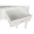 Kép 7/7 - Konzol mdf, fa 90x40x78 cm világosbarna, fehér