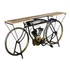 Kép 2/2 - Konzol motor fém 180x35x86 cm fekete, arany