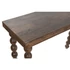 Kép 3/6 - Konzol szett mangófa 102x35x73 cm barna S/3