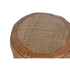 Kép 3/5 - Lábtartó bőr, rattan 50x50x30 cm barna