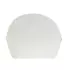 Kép 3/5 - Lábtartó poliészter, fa 45x45x36 cm fehér