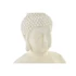 Kép 6/6 - Lámpa asztali Buddha matt üvegszál 33x24x42 cm fehér