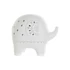 Kép 2/6 - Lámpa asztali LED-es elefánt porcelán 22x12x19 cm fehér