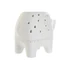 Kép 5/6 - Lámpa asztali LED-es elefánt porcelán 22x12x19 cm fehér