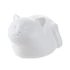 Kép 4/6 - Lámpa asztali LED-es macska porcelán 23x16x13 cm fehér