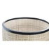 Kép 5/5 - Lámpa asztali fém, rattan 25x25x59 cm fekete, natúr