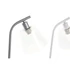 Kép 4/5 - Lámpa asztali usb fém, üveg 22x15x46 cm színes 4 féle
