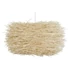 Kép 8/8 - Lámpa mennyezeti fészek rattan, fém 60x60x35 cm natúr