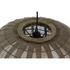 Kép 3/8 - Lámpa mennyezeti pamut, rattan 48x48x21,5 cm barna