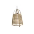 Kép 2/6 - Lámpa mennyezeti rattan 42x42x63 cm natúr