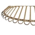 Kép 4/6 - Lámpa mennyezeti rattan 45x45x17 cm natúr