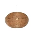 Kép 2/7 - Lámpa mennyezeti rattan 48x48x31 cm barna