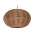 Kép 5/7 - Lámpa mennyezeti rattan 48x48x31 cm barna
