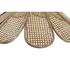 Kép 4/6 - Lámpa mennyezeti rattan 51x51x21 cm barna