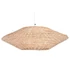 Kép 6/6 - Lámpa mennyezeti rattan 80x80x25 cm barna