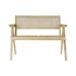 Kép 2/6 - Pad szilfa, rattan 105,5x62x83 cm natúr
