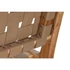 Kép 7/7 - Pad teakfa, bőr 140x59x89 cm bézs