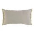 Kép 4/5 - Párna hímzett pamut 50x15x30 cm bézs